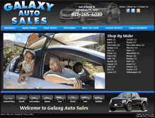 Tablet Screenshot of galaxyautosales.org
